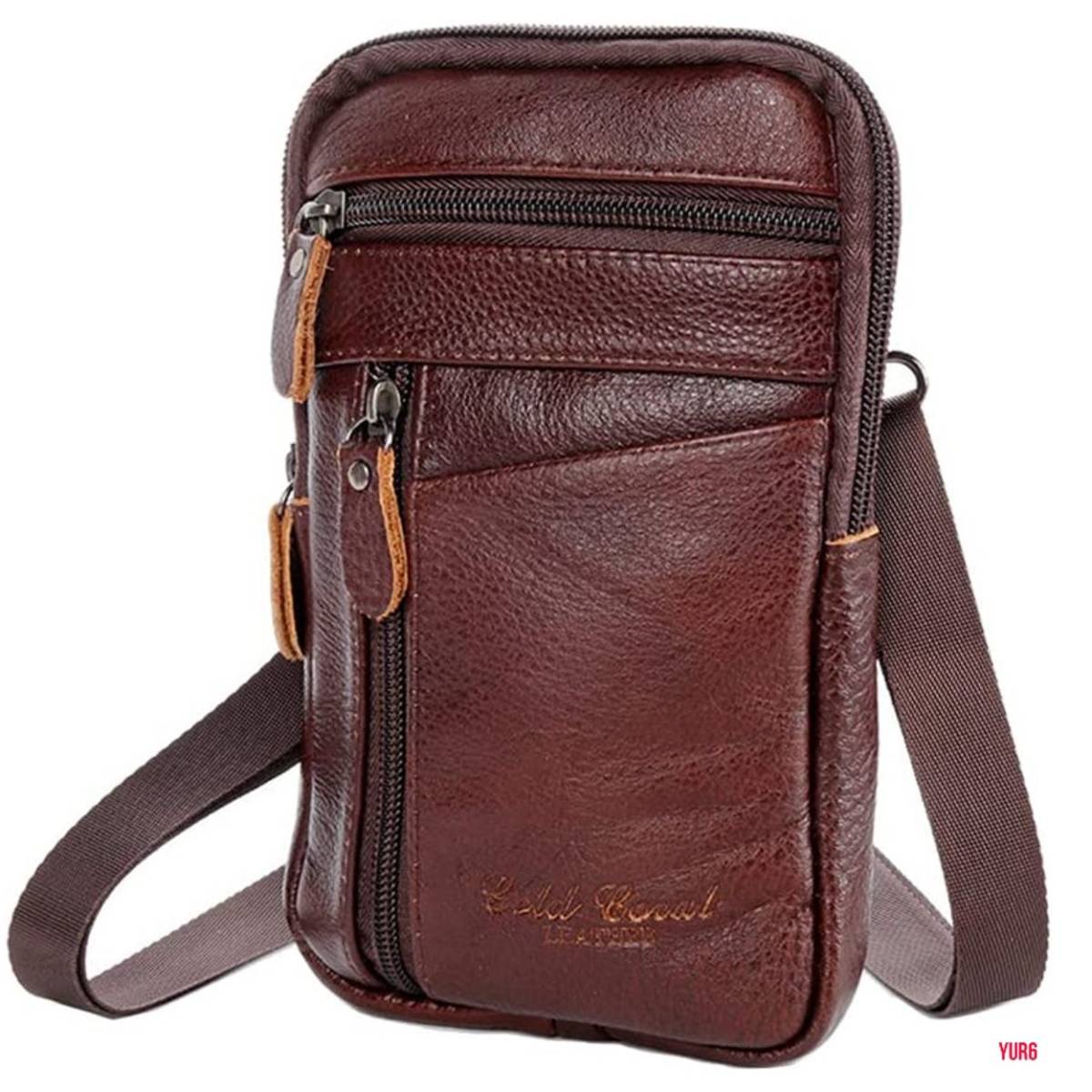 牛革製 ベルトポーチ 2WAY ショルダーポーチ ヴィンテージ感 スマホ カード スマホポーチ 小物入れ レトロ感 お洒落 高級感 普段使い拍卖