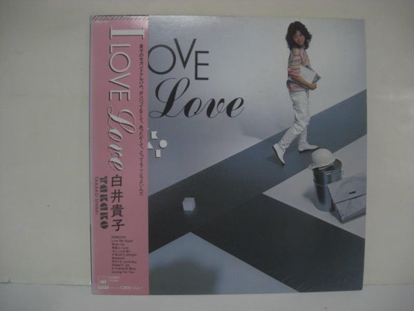 ★白井貴子 / I LOVE LOVE / 帯付き LP ★拍卖