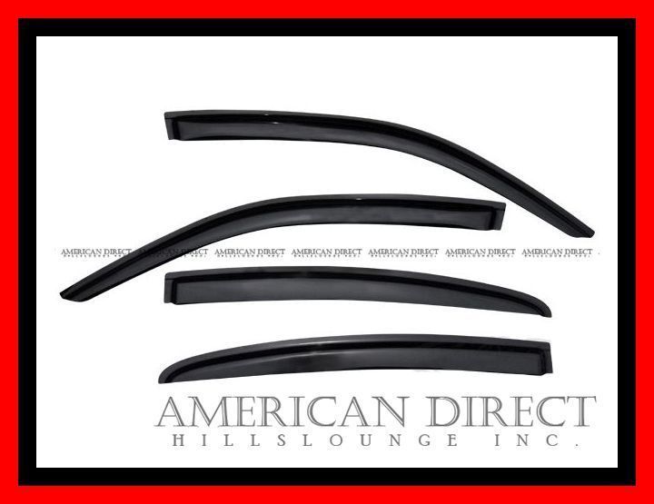 【スモーク】11-14y チャージャー ウィンドウ スリム サイド ドア バイザー 雨よけ 左右4ピースセット拍卖