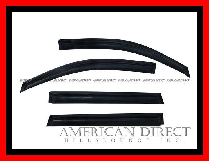 【スモーク】15y- エスカレード ウィンドウ スリム サイド ドア バイザー 雨よけ 左右4ピースセット拍卖