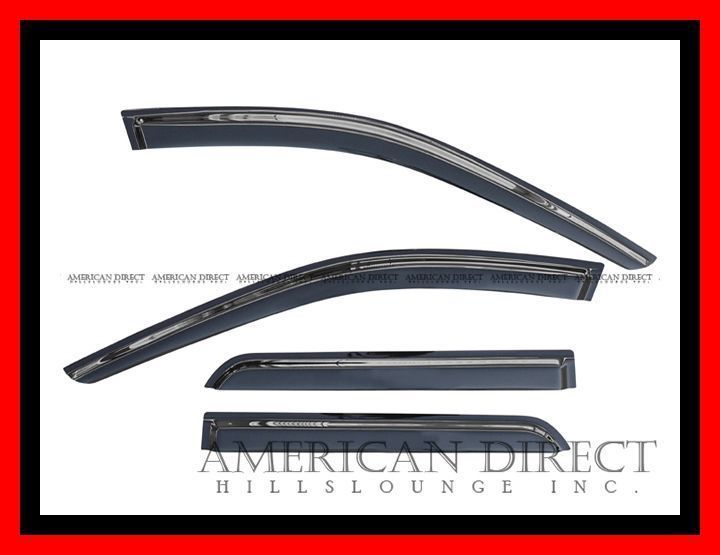 【スモーク】11y- デュランゴ ウィンドウ スリム サイド ドア バイザー 雨よけ 左右4ピースセット拍卖