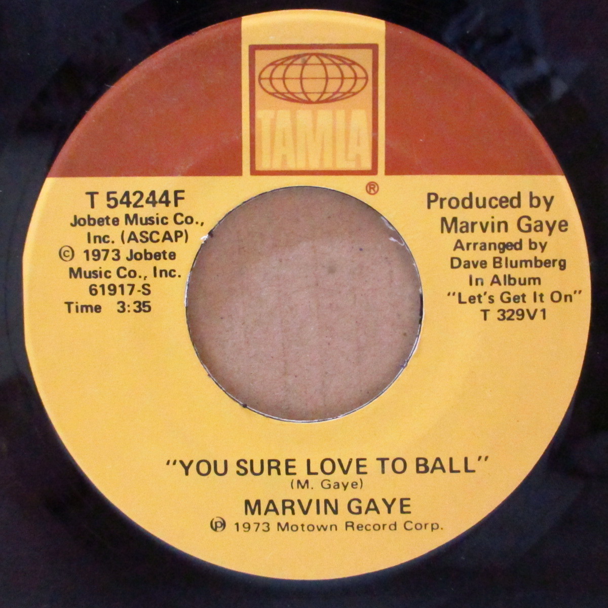 MARVIN GAYE-You Sure Love To Ball (US Orig7/黒色印刷)拍卖