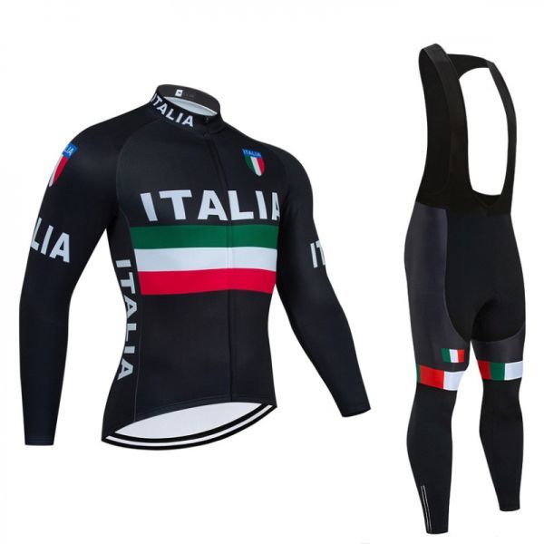 新品 長袖 上下セット No89 Mサイズ イタリア サイクルジャージ ウェア メンズ サイクリング MTB ロードバイク 自転車拍卖