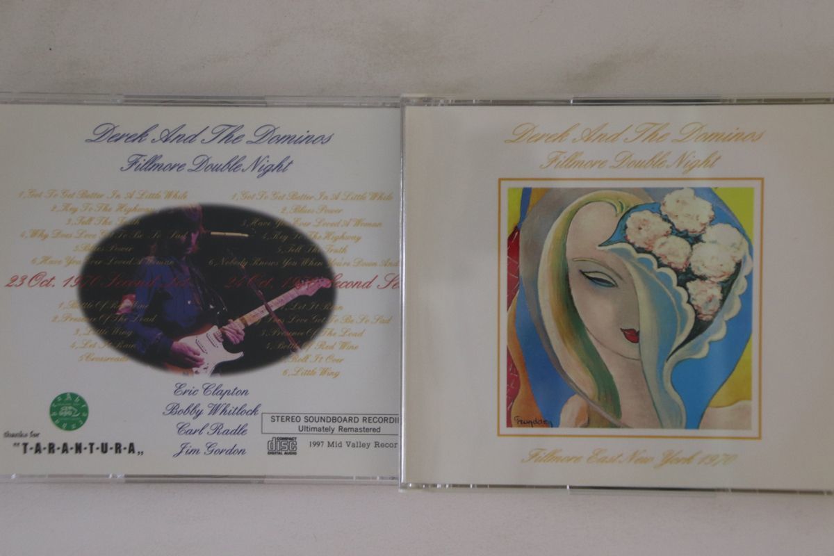 輸入4discs CD Derek & The Dominos Fillmore Double Night MIDVALLEY007008009010 MID VALLEY /00440拍卖