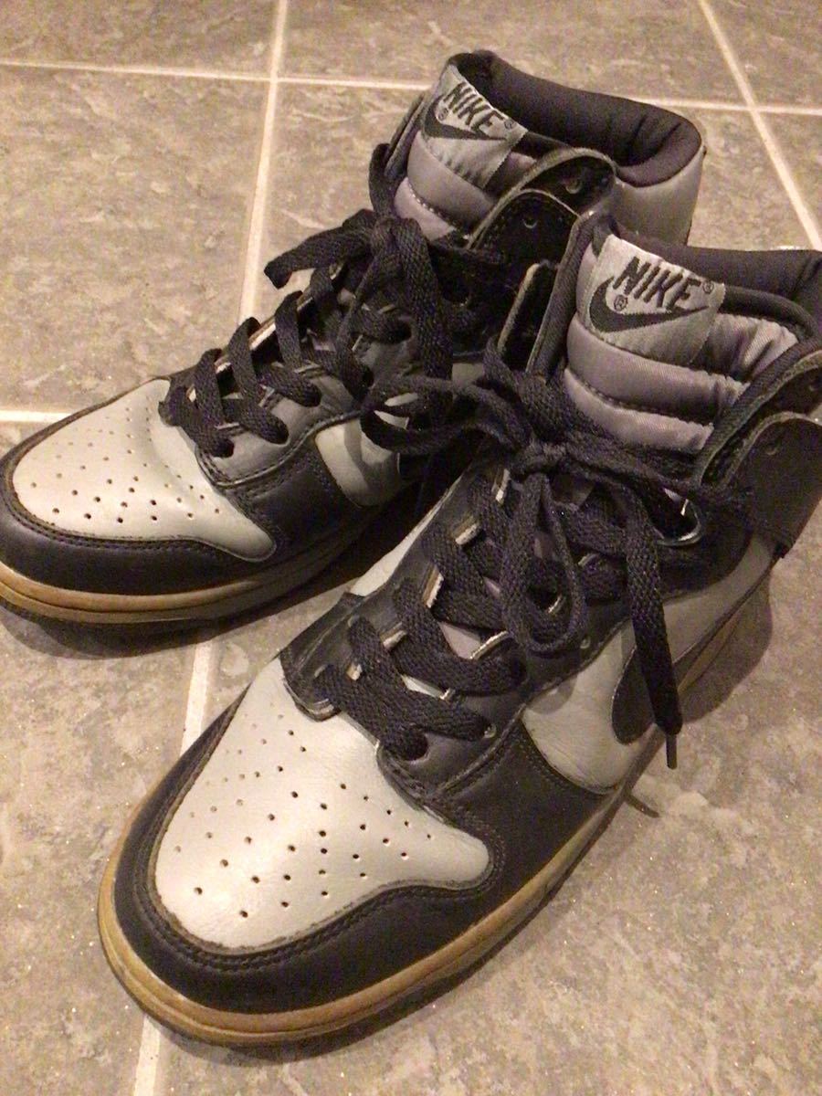 NIKE DUNK HIGH LE ナイキ ダンク ハイ LE 630335-002 ブラック/クールグレー 1999 US9(27cm)拍卖
