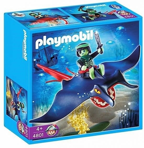 即決!新品 PLAYMOBIL 4801 お化けエイ乗りの幽霊海賊 プレイモービル拍卖