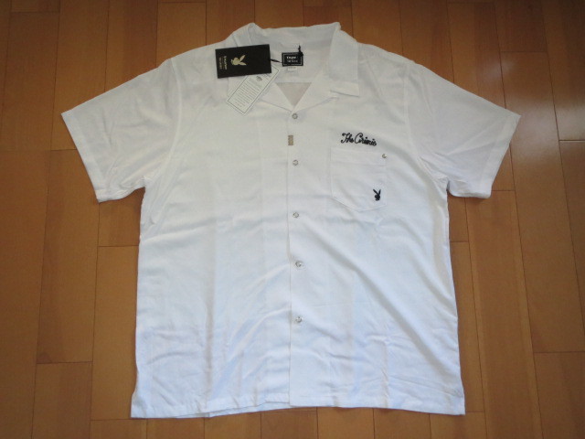 超特価即決 送料無料 人気希少XXL CRIMIE×PLAYBOY CRIMIE PLAYBOY POISON PHOTO SHIRT 正規品 新品未使用タグ付き(撮影,採寸の為開封)白拍卖