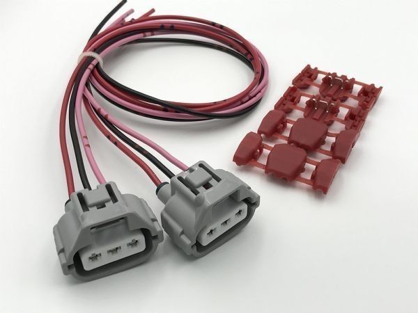 【配線付きW9TS3PS-TY2 2s】トヨタ フロントサイドマーカー カプラー 防水 ハーネス 検) ヘッドライト 補修 修理 メンテナンス カスタム拍卖