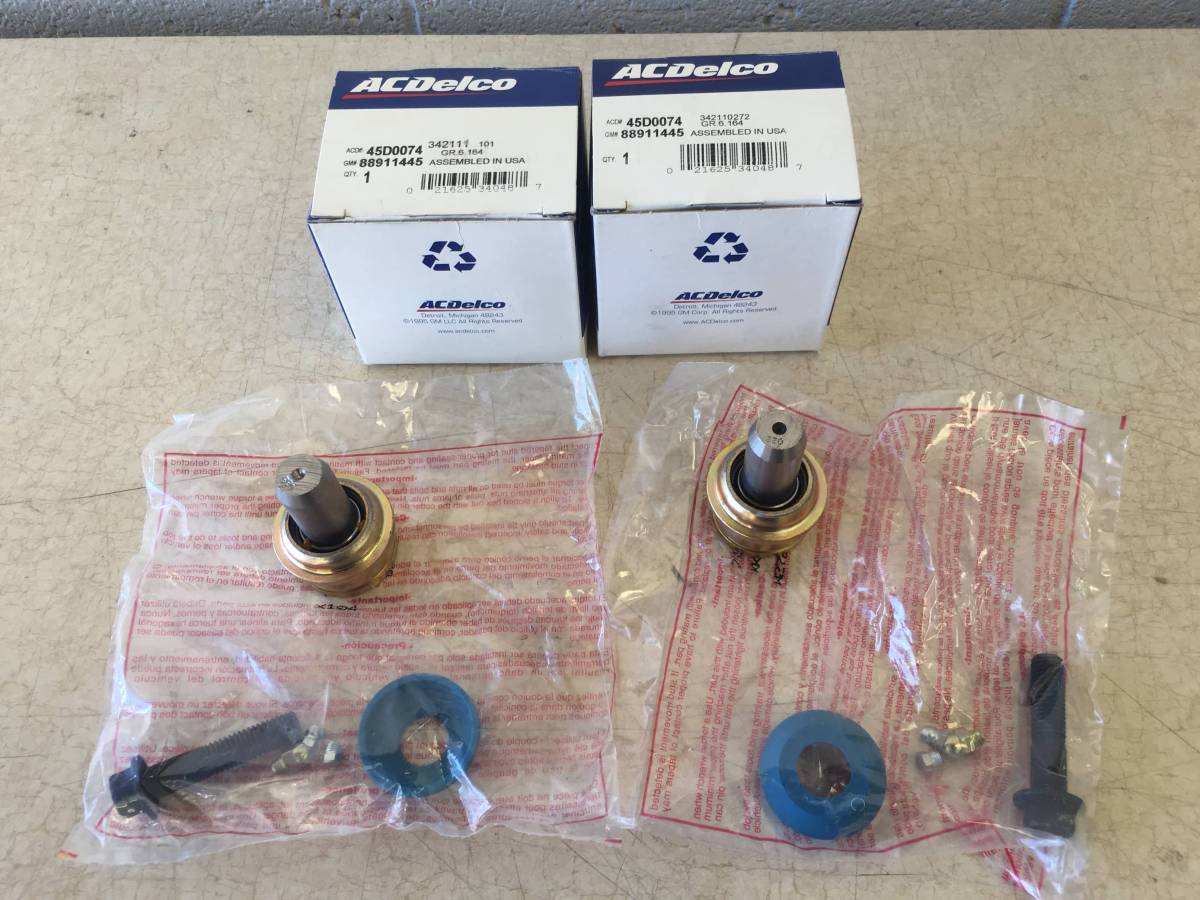 ◆1992-2014年フォードエコノラインE150 E250 E350 アッパーボールジョイントACDelco 2個セット(箱F)◆拍卖