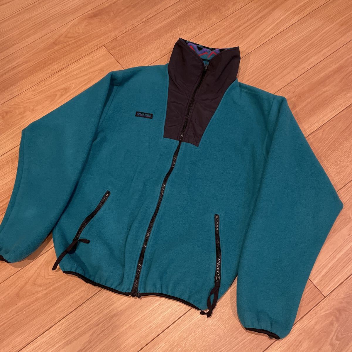 80s Columbia フリースジャケット メンズSサイズ 三角白タグ MADE IN USA拍卖