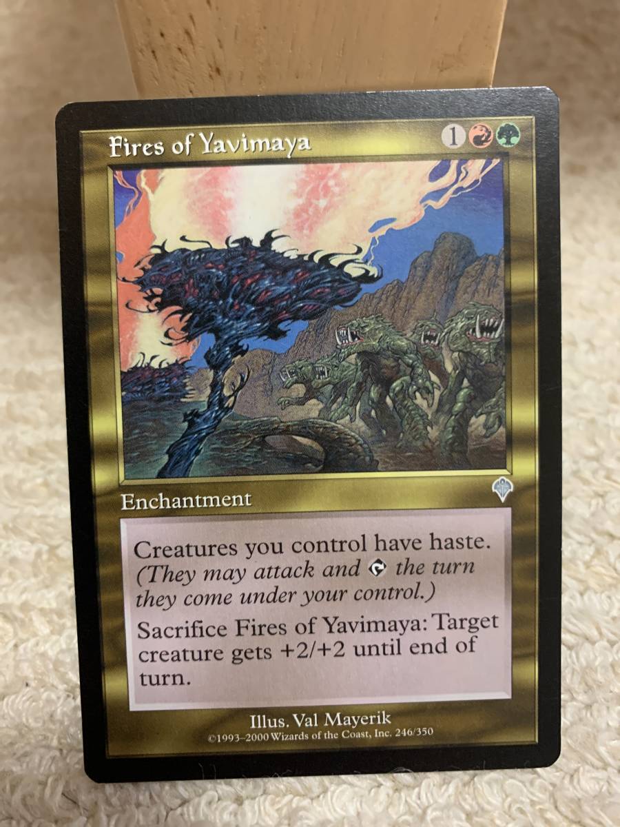 インヴェイジョン 初版 ヤヴィマヤの火/Fires of Yavimaya 英語版拍卖