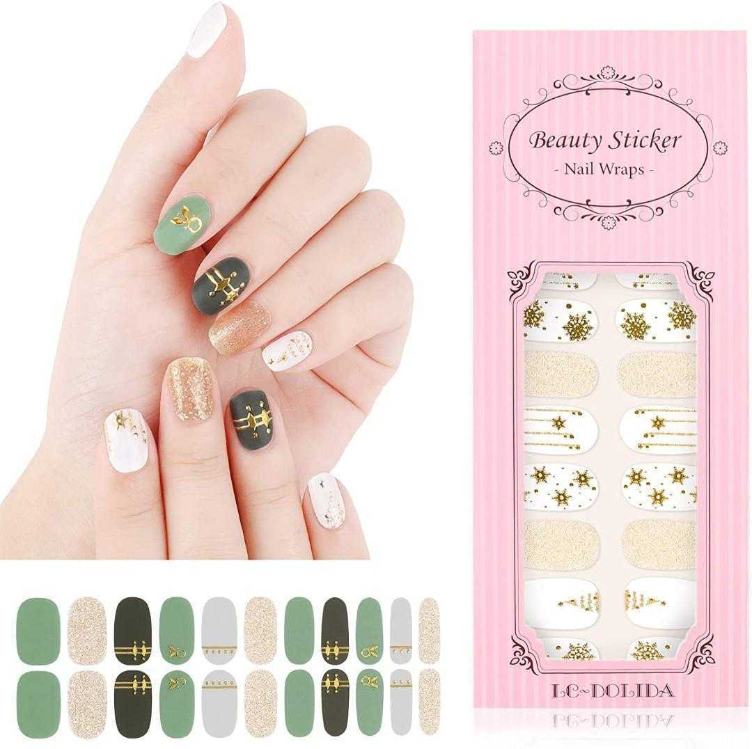 ネイルシール 貼るだけ 3D ジェルネイルシール ネイルアート キラキラ シール ネイル おしゃれ 可愛い オフィス 結婚式 パーティー拍卖