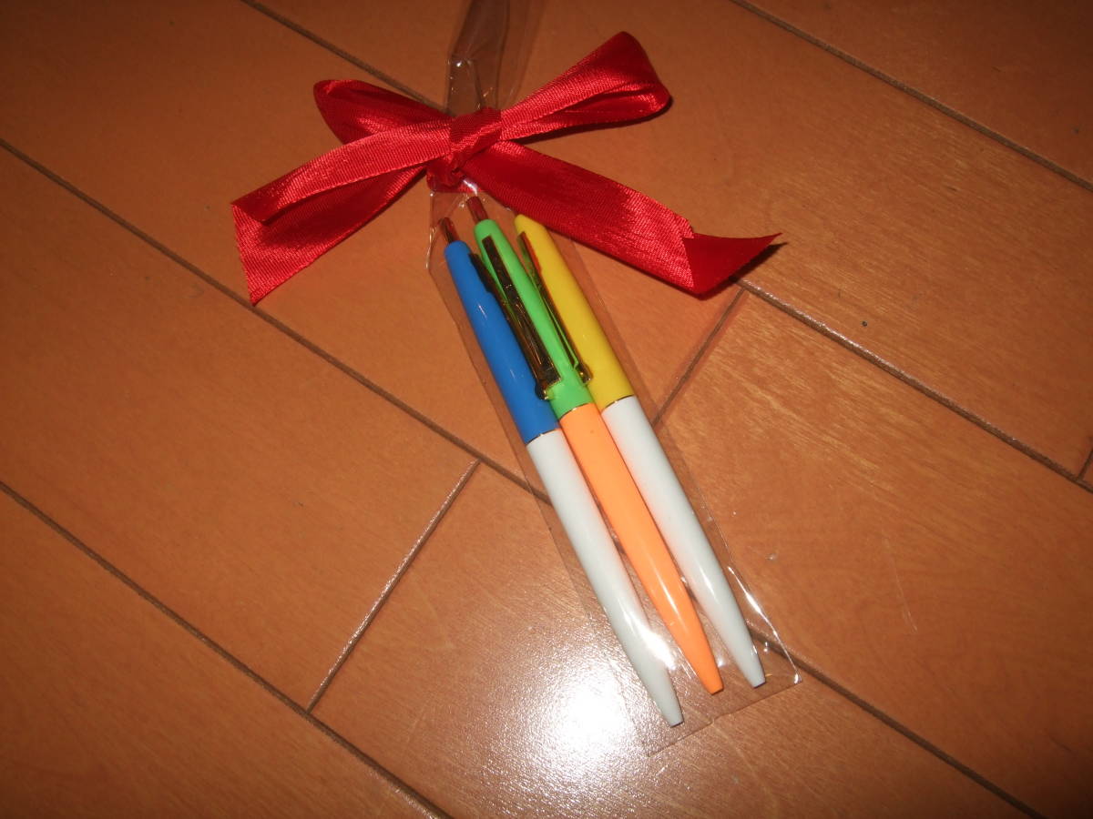 新品未使用即決送料込☆BIC クリップゴールドボールペン3本セット拍卖