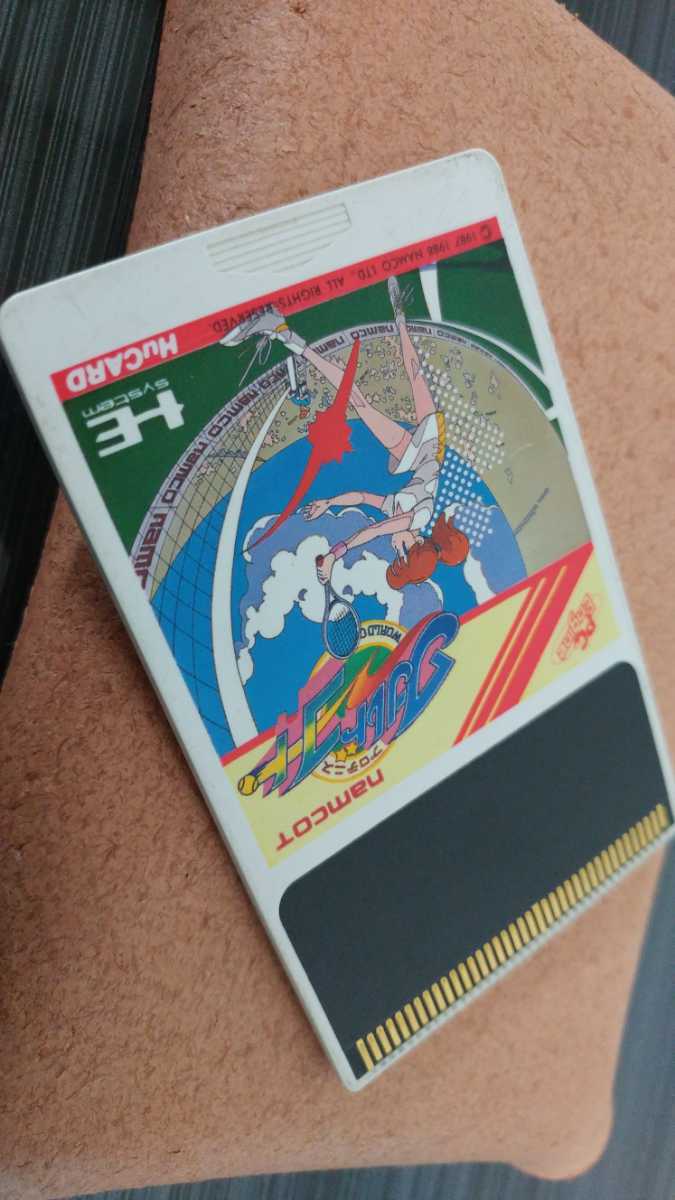 PCエンジン■プロテニスワールドコート■HUカード■国内流通当時物■ナムコ■namcot■ヒューカードのみ■匿名配送送料無料■protennisWORLD拍卖