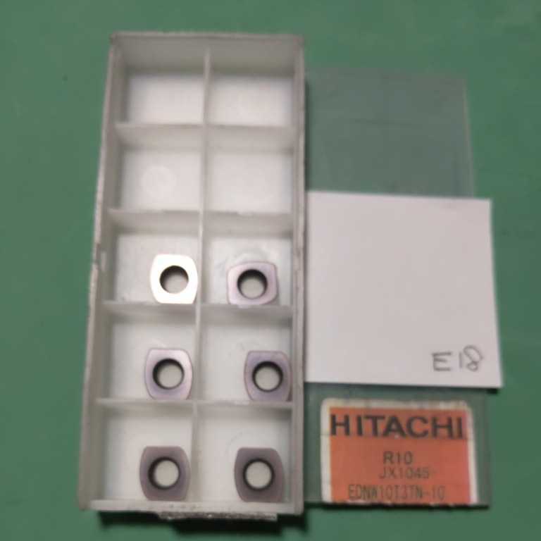 e18 日立ツール フライス チップ EDNW10T3TN-10拍卖