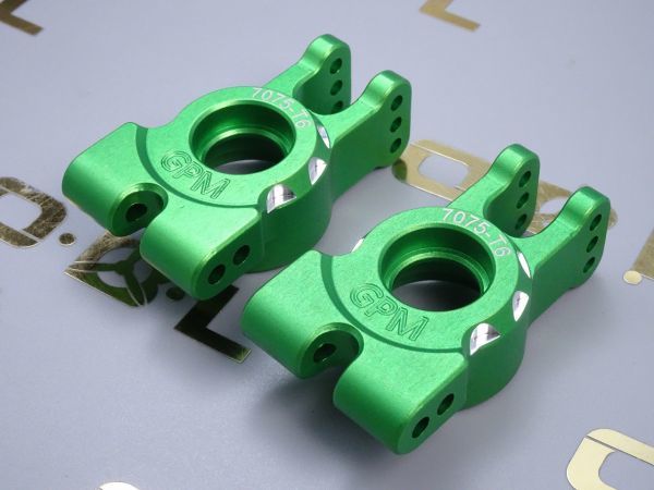 GPM製 SLE022-G【グリーン】TRAXXAS スレッジ Sledge 1/8 95076-4用/ リアナックルアーム Carriers, stub axle 検索MODEL# 9552拍卖