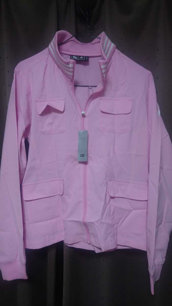 新品 タグ付き アディダス ゴルフ ジップアップジャケット レディースMサイズ 定価:14,000円拍卖