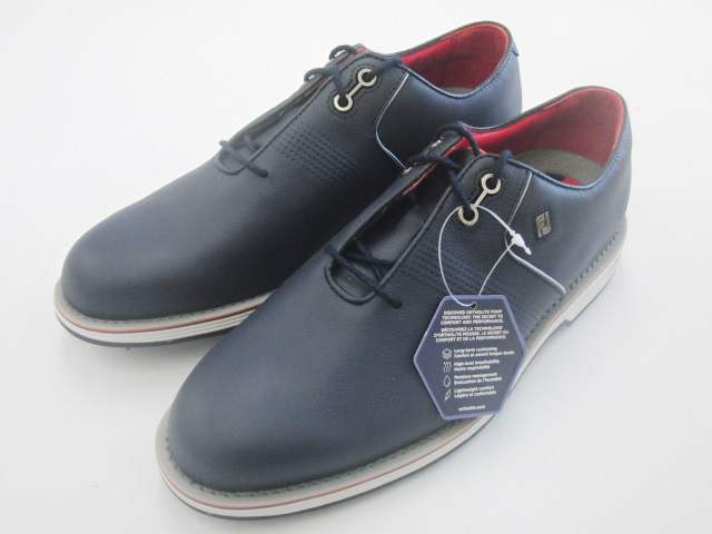 新品未使用!FootJoy Premiere Series - Flint Shoes (Navy) 9.5(27.5cm)Wide 拍卖