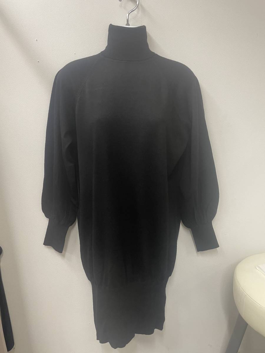 MOGA(モガ/ビギ) ウール100%/タートルネック/ニットワンピース☆サイズ2拍卖