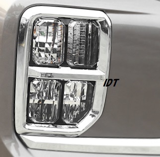 三菱 新型 RVR GA 専用設計 メッキフォグカバー ヘッドライトリング デイライト ガーニッシュ フロント 2019年8月~ カスタム パーツ 外装拍卖