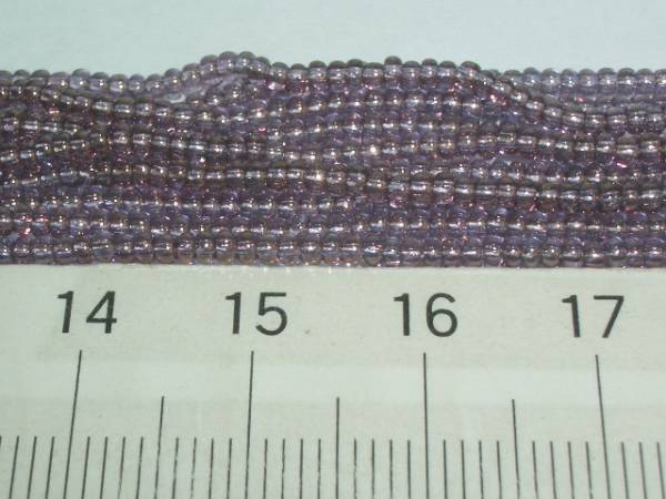 定形外(定形)郵便送料無料(丸小)ゴールドラスタービーズ:ライトアメジスト系(〇362)1本(約1㍍)拍卖