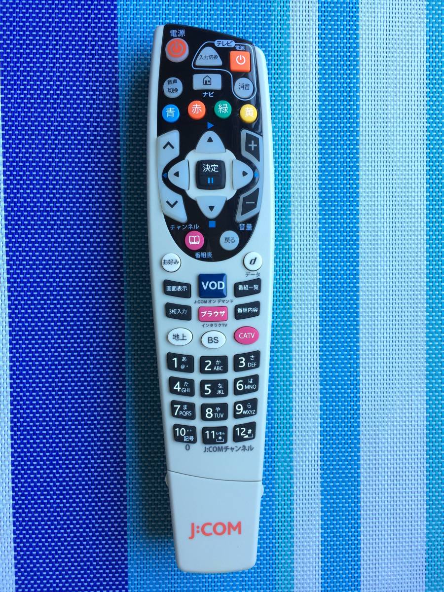 良品★送料無料★J:COM★ジェイコム★純正★CATV用リモコン★URC-3520BC1-000-R★中古★動作品★返金保証あり拍卖