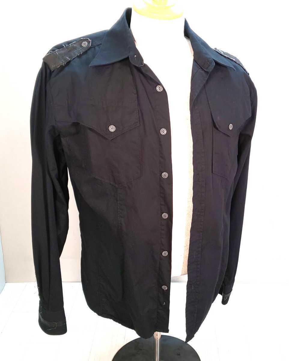 ☆191 UNLIMITED 長袖シャツ バックワッペン バックプリント Lサイズ 消耗あり☆拍卖