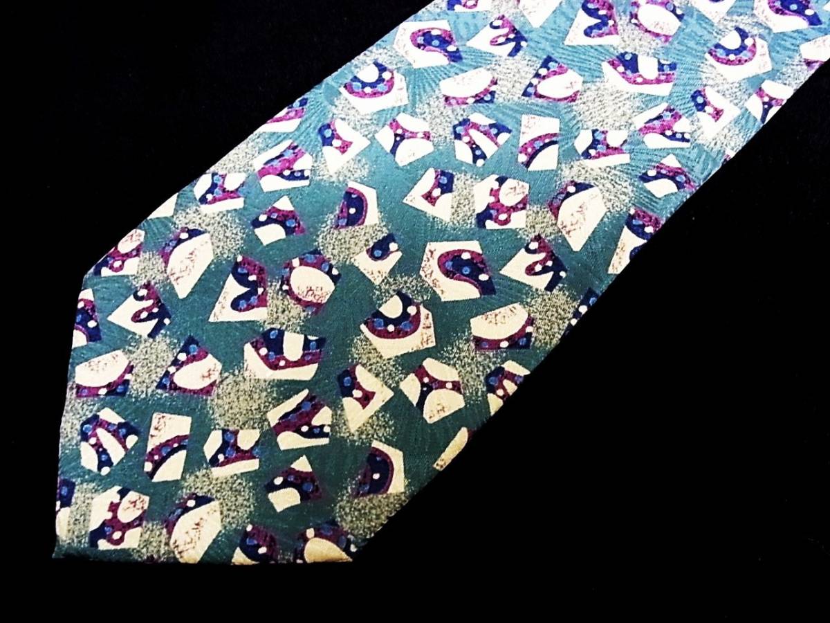 ★M1878★【美品!ブランド 即決350円♪早者勝】カールラガーフェルドのネクタイ拍卖