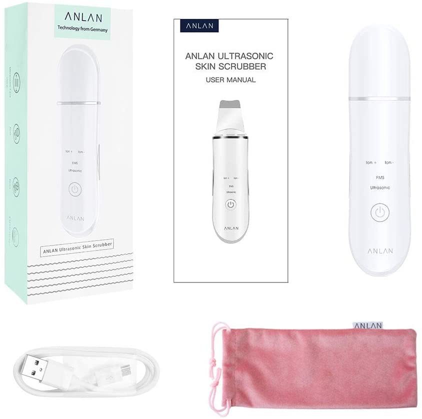 新品未使用送料無料ウォーターピーリング 美顔器 超音波ピーリング スマートピール 超音波振動 EMSマッサージ イオン導出 USB充電式拍卖