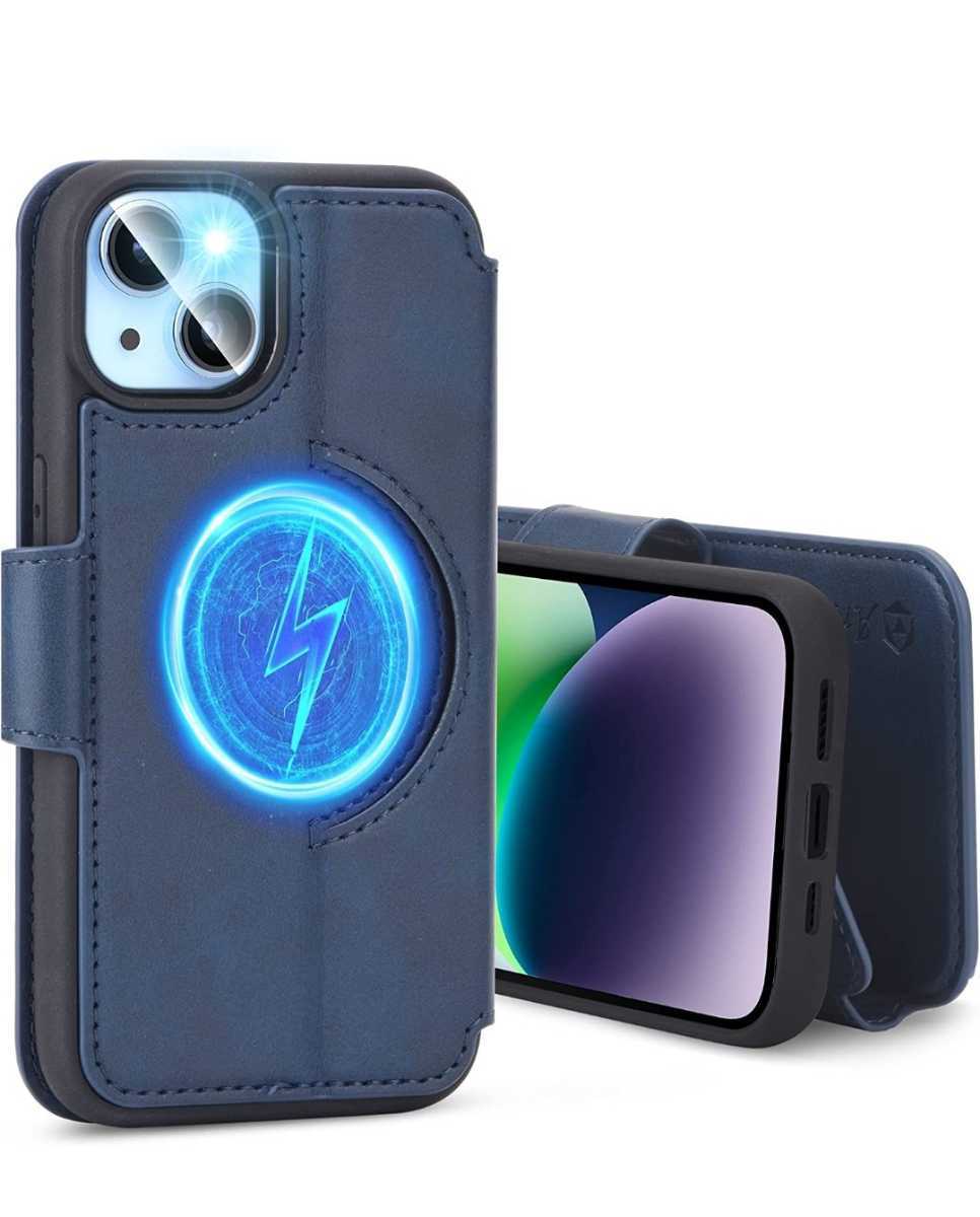 MagSafe対応 iPhone 14 ProMax ケース 手帳型 スマホケース iPhone14ProMax 6.7インチ 米軍軍事規格 スキミング アイフォン14 2022新型 拍卖