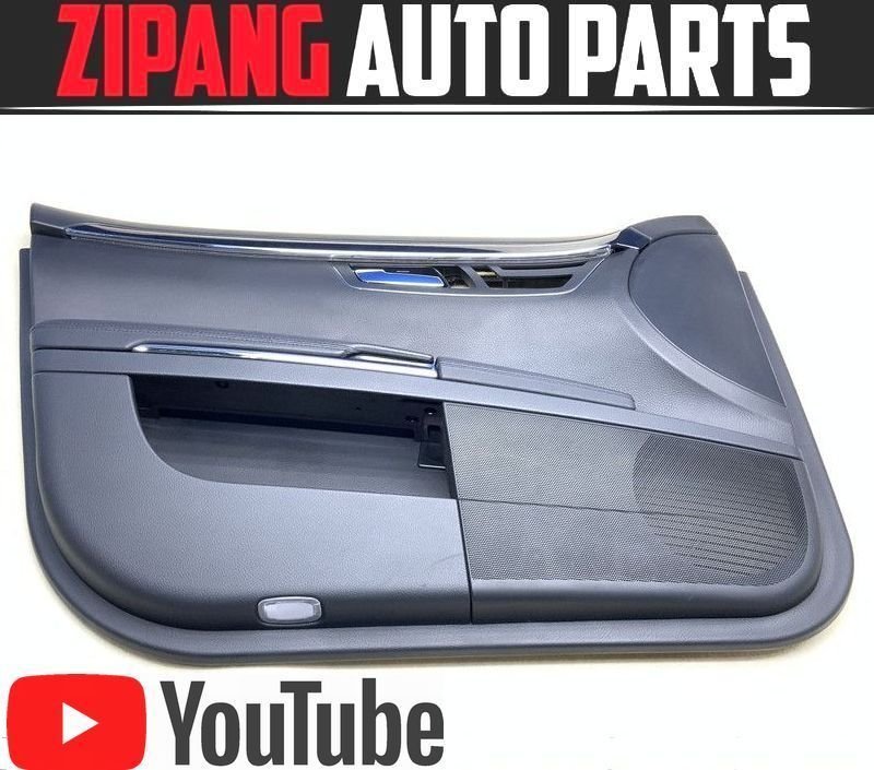 MB181 W221 S350 AMGスポーツ 後期 左フロント ドア トリム/内張り ◆合皮/ブラック 【動画有り】○拍卖