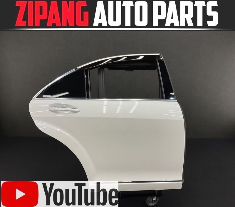 MB181 W221 S350 AMGスポーツ 後期 アルミ製 右リア ドア ◆C799 ダイアモンドホワイト3P 【動画有り】○拍卖