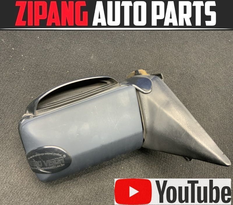 MB182 W201 190E 右 ドアミラー 手動調整式 ◆素地 【動画有り】○拍卖