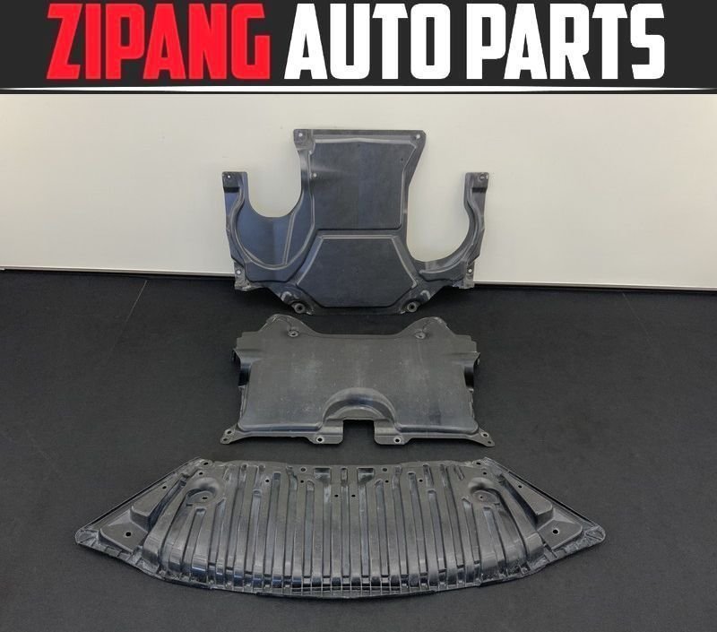 MB186 W204 C200T コンプレッサー AV S フロント エンジン アンダー カバー ★3枚セット ◆A204 524 0230 ▲小さな破損あり ○拍卖