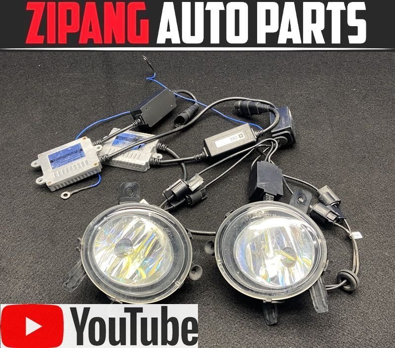 BM123 F20 1A16 116i Mスポーツ 前期 純正 フォグランプ/社外HIDイエローバルブ付 ★左/右セット 【動画有り】○ ★即決★拍卖