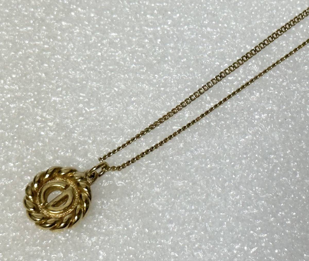 ディオール ネックレス CD ゴールド Christian Dior拍卖