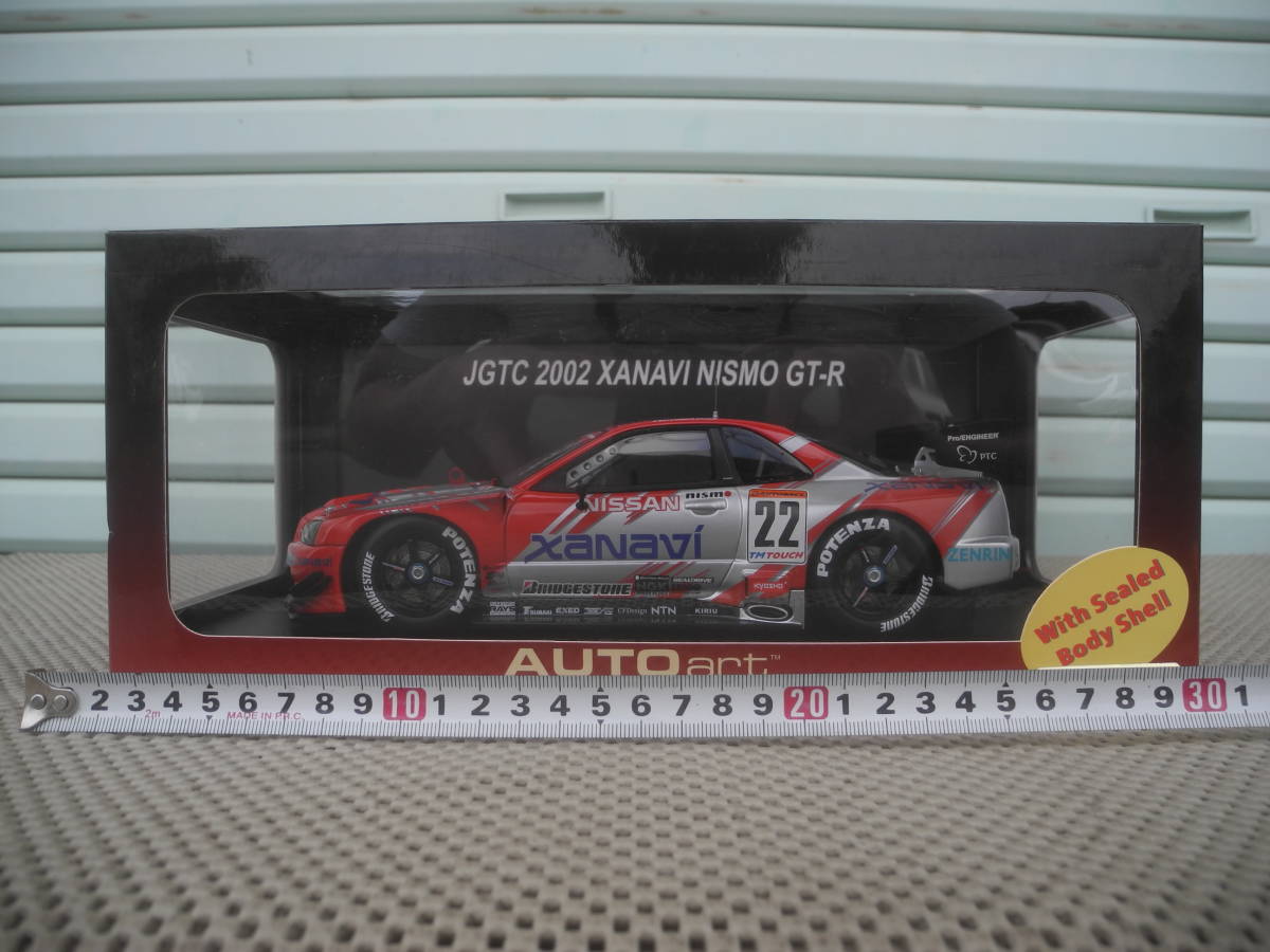 ◎1/18 ◎トヨタ ニスモ オートアート:新品未開封/Autoart JGTC 2002 XANAVI NISMO GT-R拍卖