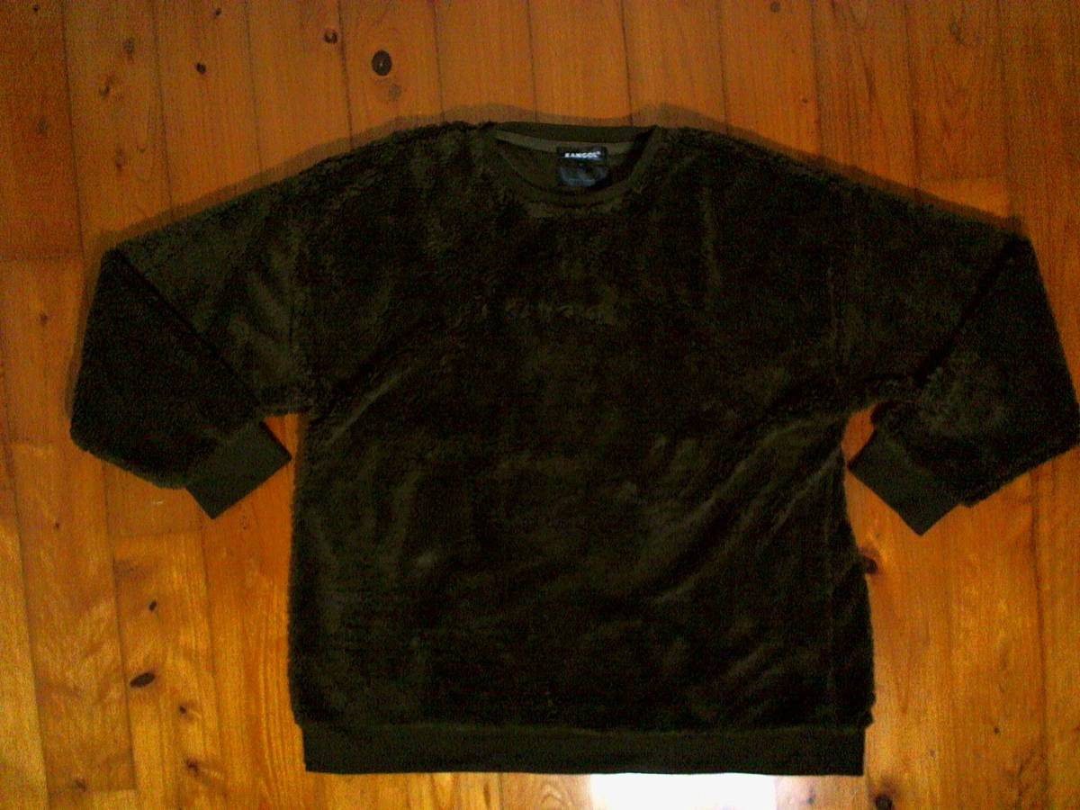 ☆カンゴール×モノマート【KANGOL×MONO-MART】ビッグシルエット ボア クルーネックスウェット F 焦茶拍卖