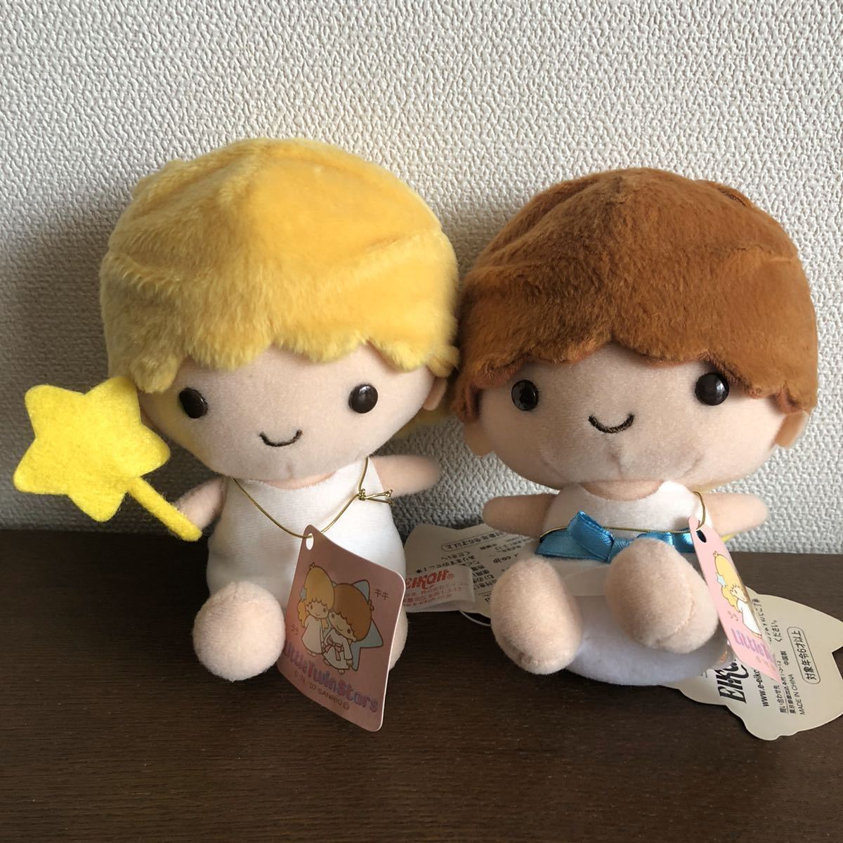 タグ付き未使用☆キキララ☆レトロカラー キキ&ララ セット ペアドール 非売品 プロフカード付き レア サンリオ拍卖