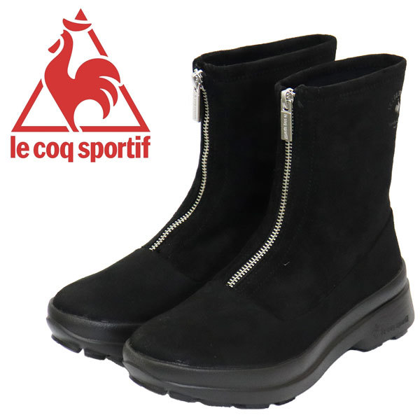 le coq sportif (ルコック スポルティフ) QL3UJD96BK ベレー IV レディース ウィンターブーツ ブラック LE020 25.0cm拍卖