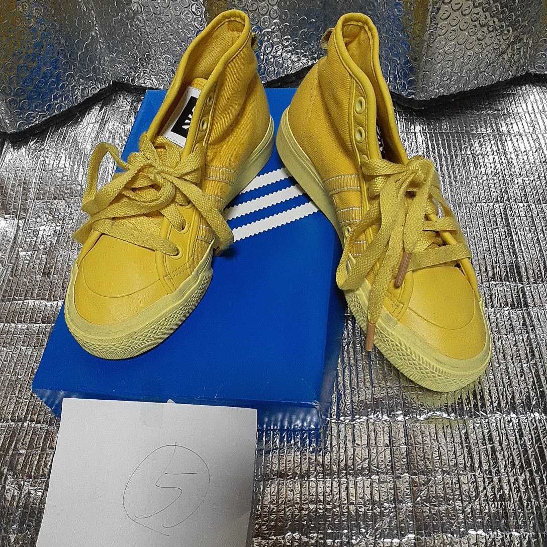 Adidas 23センチ niza hi 汚れ有ります拍卖