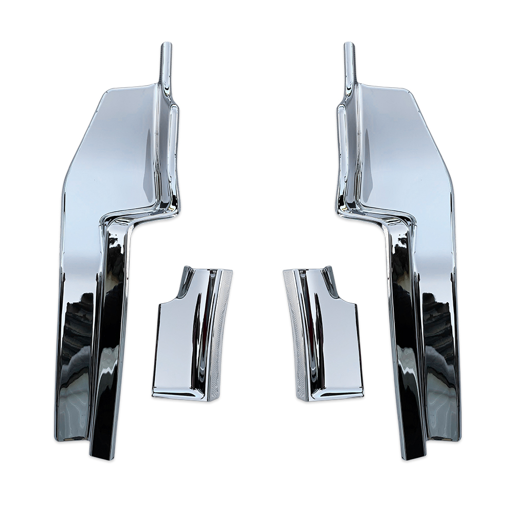 日野 17プロフィア用 フロントバンパー エンドカバー 左右 セット メッキ パーツ拍卖