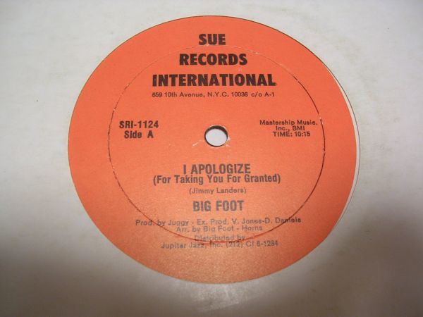 ●SOUL DANCE 12inch●BIG FOOT / I APOLOGIZE拍卖
