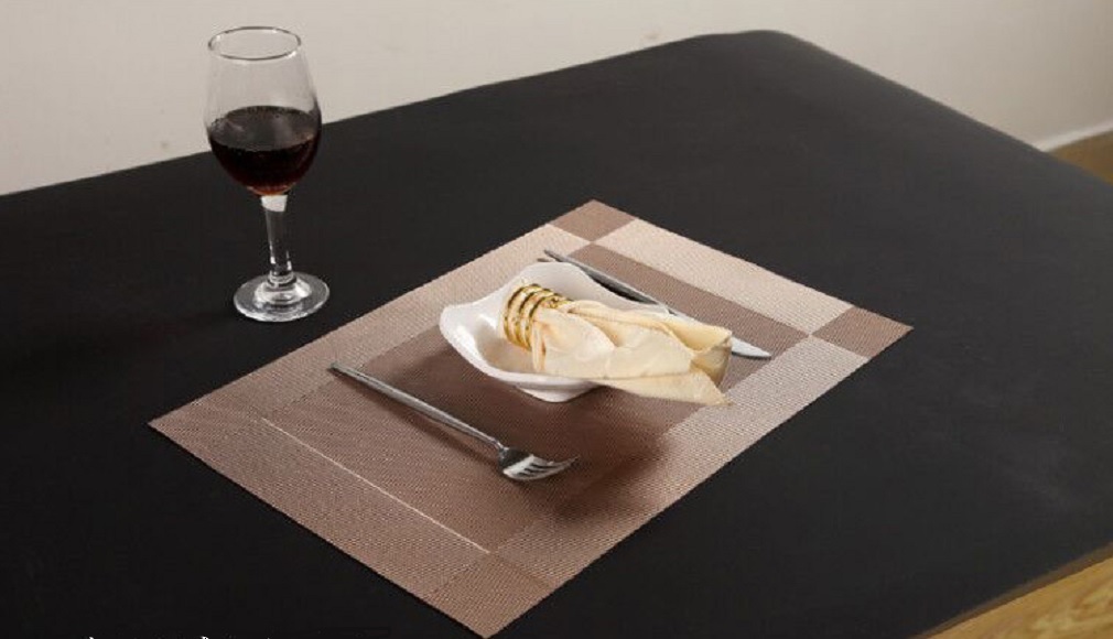 【匿名配送】北欧風 ランチョンマット モカ 4枚セット 防汚 撥水 丸洗ok! 0-1拍卖