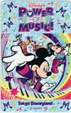 テレカ テレホンカード POWER OF MUSIC! 東京ディズニーランド DM003-0214拍卖