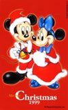 テレカ テレホンカード ディズニークリスマスVOL.8 NO.22ミッキー・ミニーのクリスマス DM001-0035拍卖