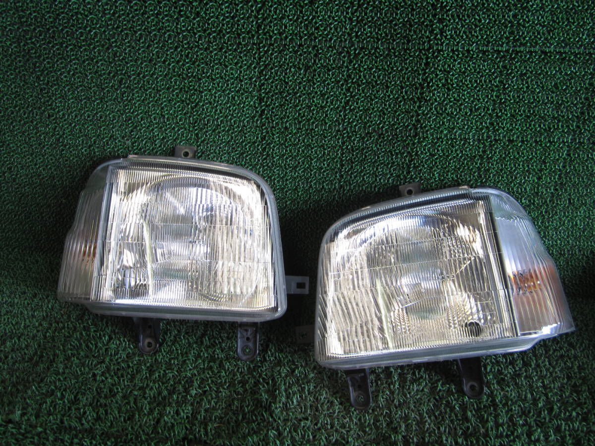 ☆ H16 ハイゼット S200V 平成16年 ヘッドライト ヘッドランプ 左右拍卖