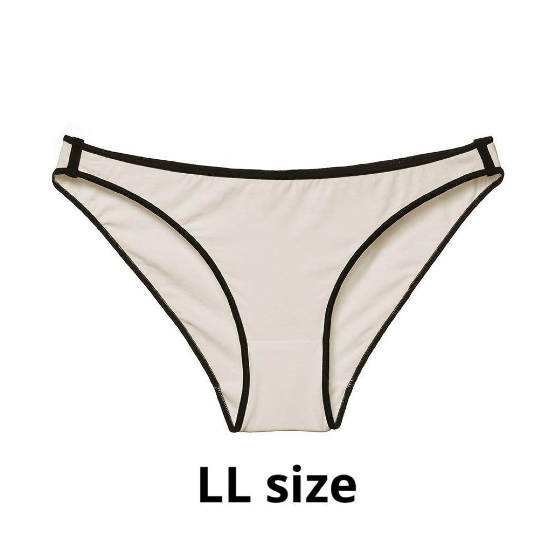 O-28.set割▲200円〜 ショーツ レディース ベージュ×ブラックLL拍卖