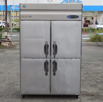 (西濃営業所止)2013年製 ホシザキ HF-120ZT3 4ドア 縦型 冷凍庫 822L W120D65H190cm 3相200V 131kg拍卖