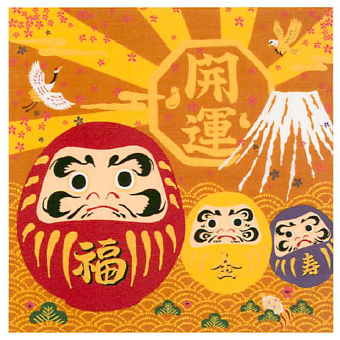 新品 開運招福シリーズ!開運ふろしき(チーフ)】拍卖